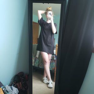 Forever 21 Black T-Shirt Dress
